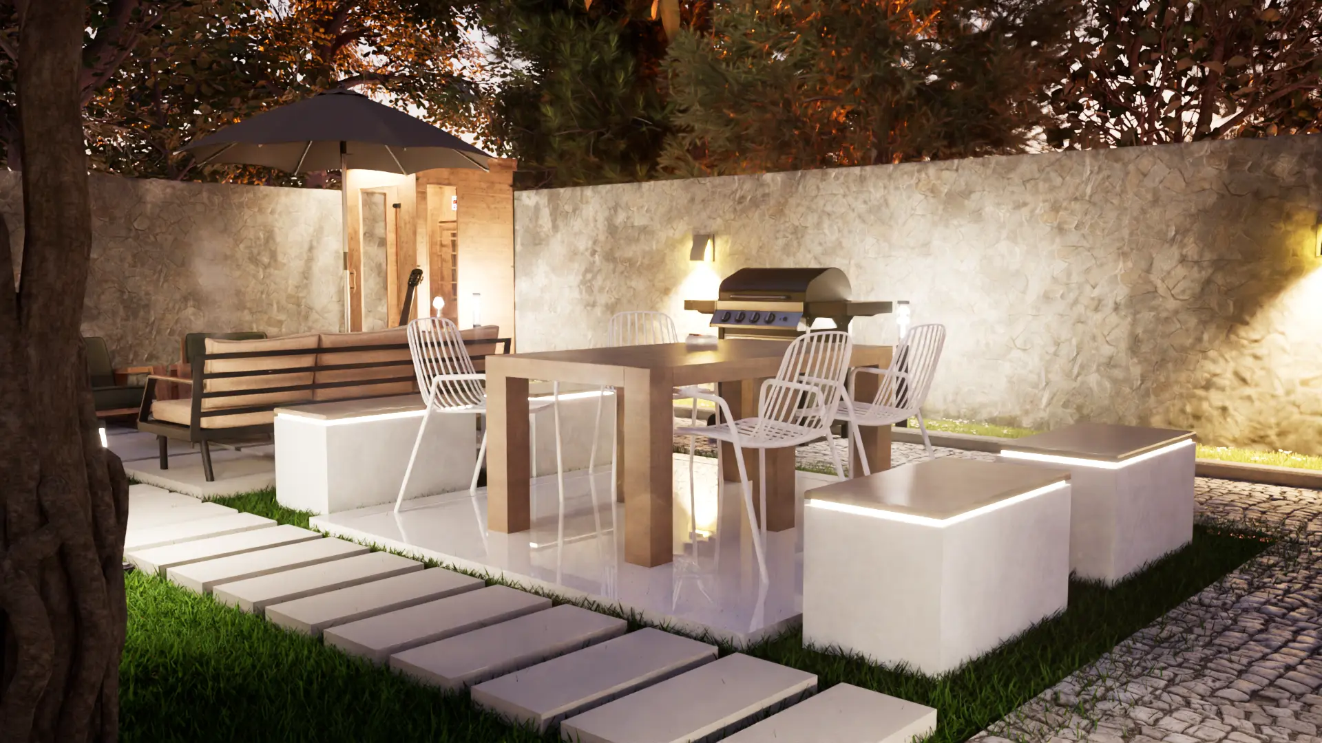 3D Tuin Render